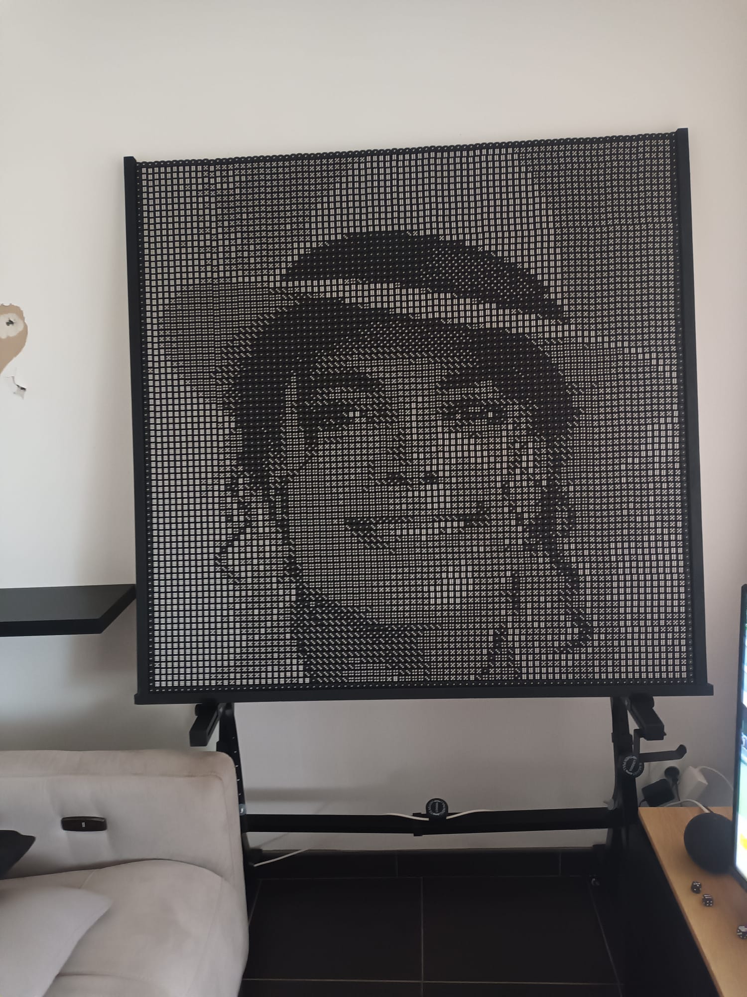 Tableau de Michael Jackson le roi de la pop en dés à jouer